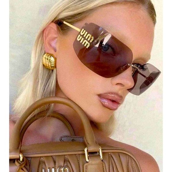 Miu Miu Wraparound-Frame Sunglasses - Picture 1 of 15